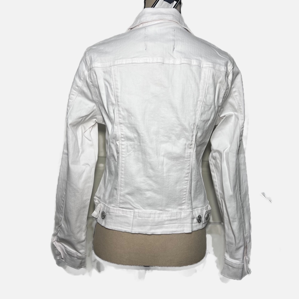 NWT NINE WEST WHITE DENIM JACKET LAST ONE SIZE SMALL - Picture 3 of 8